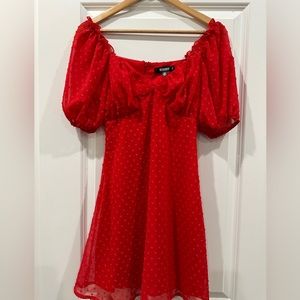 Misguided Red Mini dress